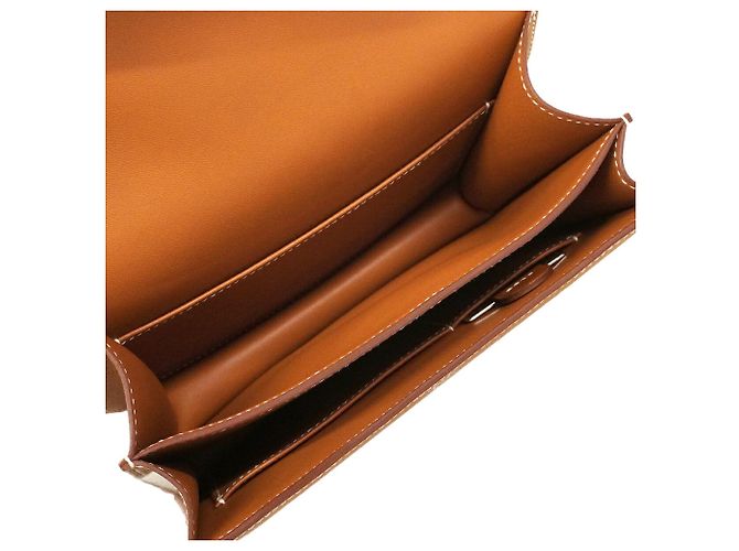 Hermès Borsa a tracolla Hermes Constance Mini D'oro - vista 4