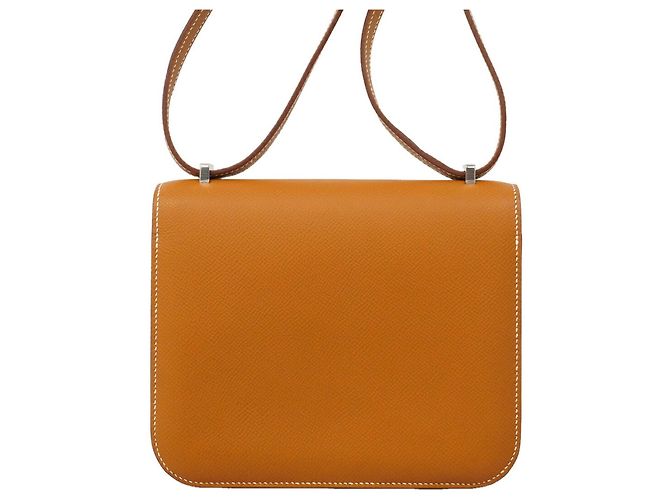Hermès Borsa a tracolla Hermes Constance Mini D'oro - vista 6