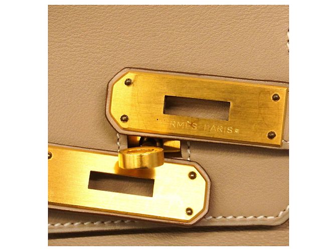Hermès Bolso Hermes Birkin 30 Swift Trench Gris pardo - vista 10