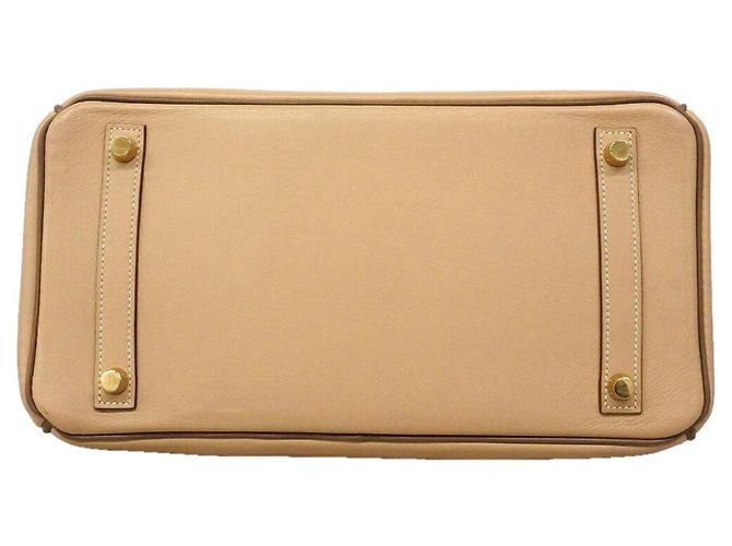 Hermès Bolso Hermes Birkin 30 Swift Trench Gris pardo - vista 3