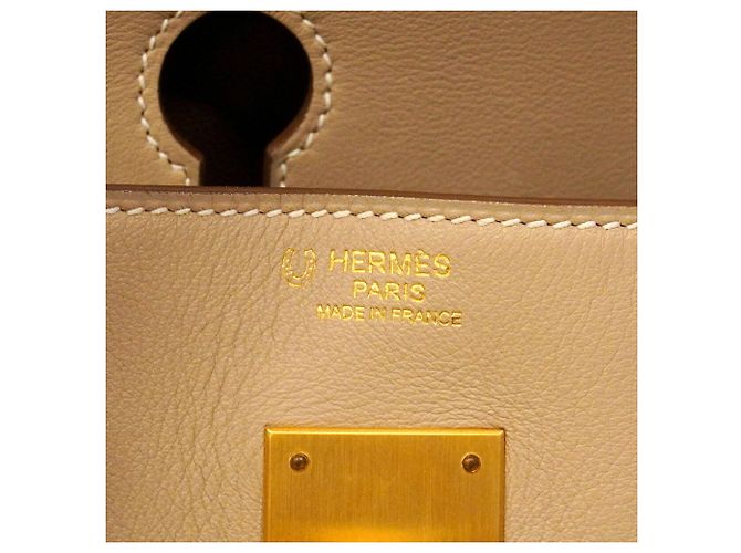 Hermès Bolso Hermes Birkin 30 Swift Trench Gris pardo - vista 5