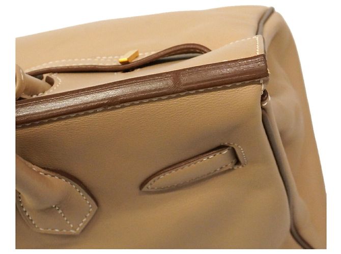Hermès Bolso Hermes Birkin 30 Swift Trench Gris pardo - vista 8