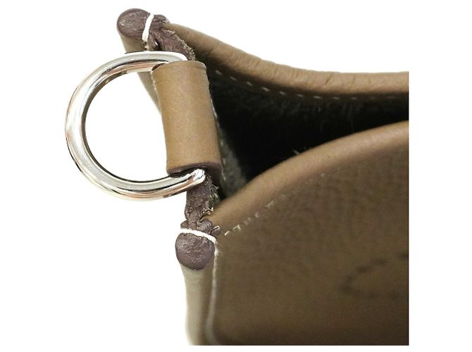 Hermès Hermes Evelyne TPM Schultertasche Taupe - Ansicht 7