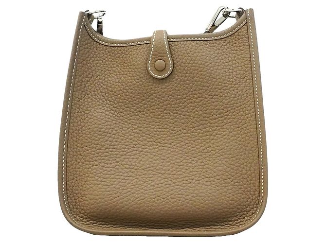 Hermès Hermes Evelyne TPM Schultertasche Taupe - Ansicht 8