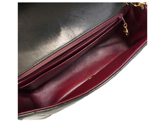 Borsa a tracolla Chanel Diana Chain Nero - vista 4