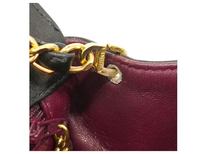 Borsa a tracolla Chanel Diana Chain Nero - vista 8