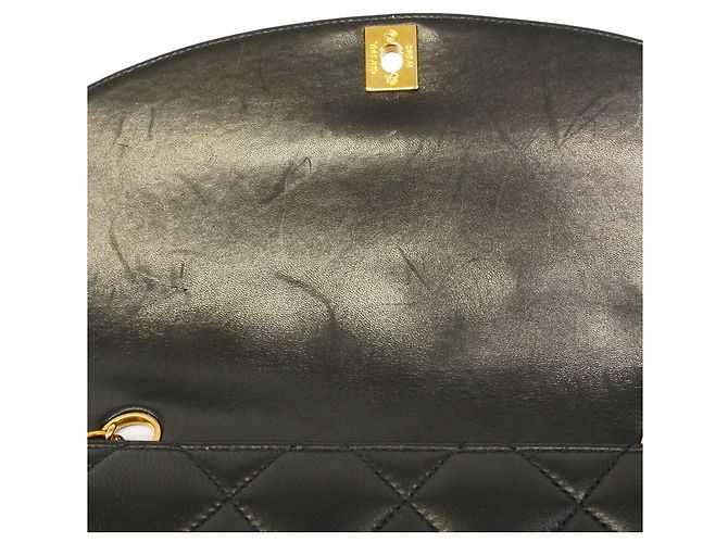 Borsa a tracolla Chanel Diana Chain Nero - vista 9