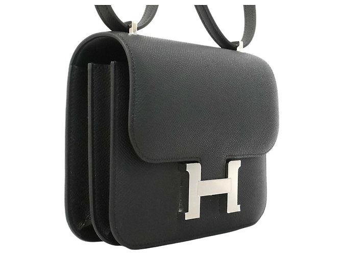 Hermès Borsa a tracolla Hermes Constance Mini Nero - vista 2