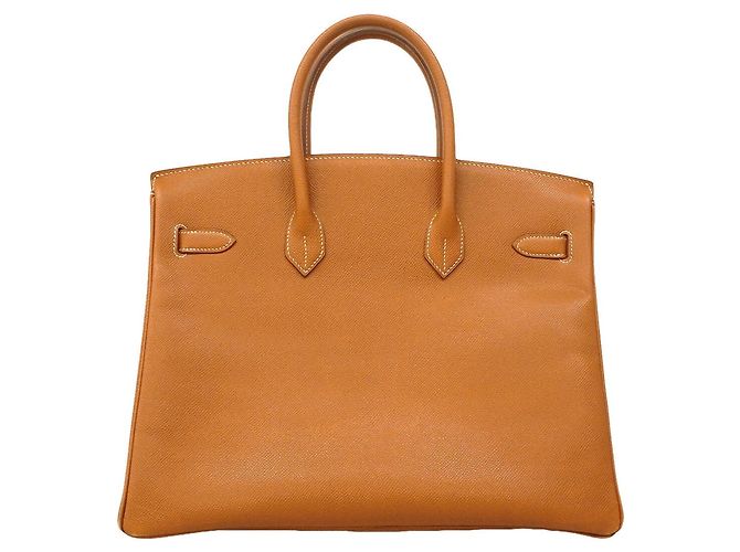 Hermès Sac à main Hermes Birkin 35 Doré - vue 12