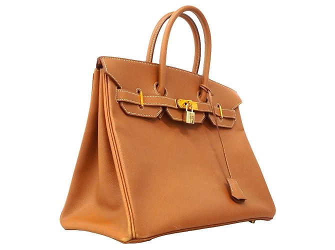 Hermès Sac à main Hermes Birkin 35 Doré - vue 2