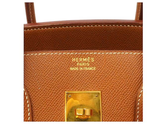Hermès Sac à main Hermes Birkin 35 Doré - vue 5
