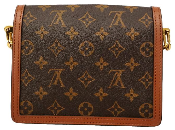 Borsa a tracolla MINI Dauphine Monogram Reverse Louis Vuitton Marrone - vista 11