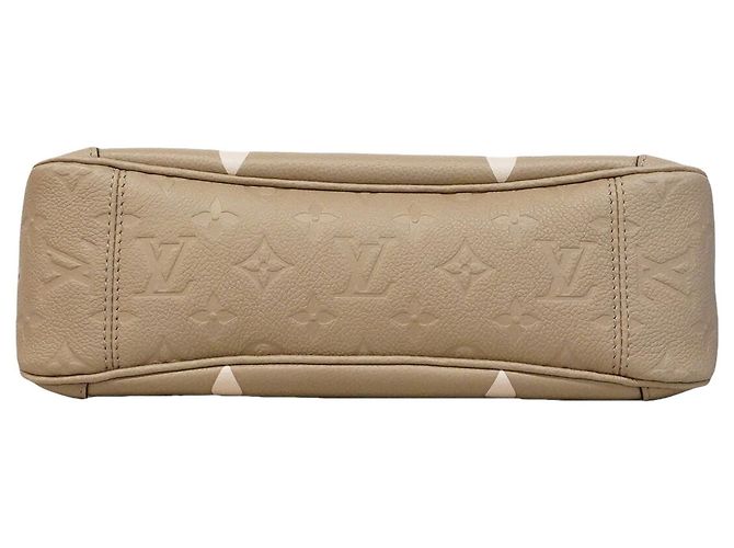 Louis Vuitton Monogram Empreinte Trianon PM Handbag Beige - view 3