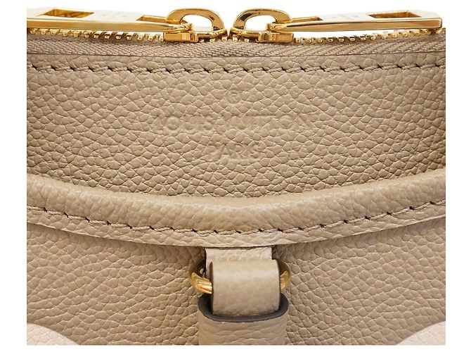 Louis Vuitton Monogram Empreinte Trianon PM Handbag Beige - view 5
