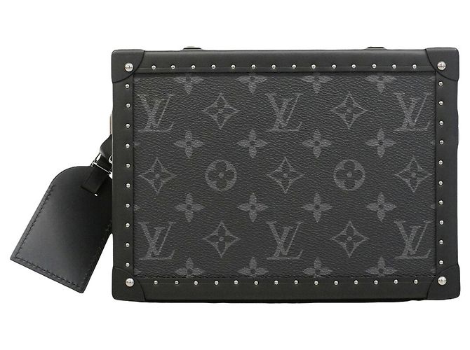 Borsa a tracolla Louis Vuitton Monogram Eclipse Nero - vista 13