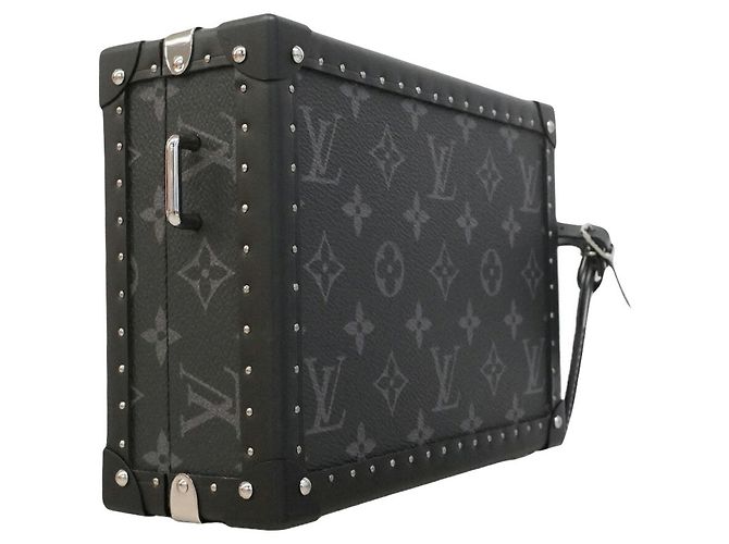 Borsa a tracolla Louis Vuitton Monogram Eclipse Nero - vista 2
