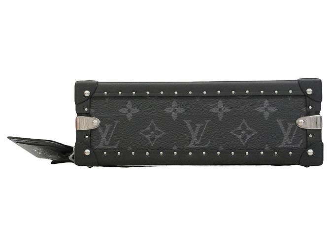 Borsa a tracolla Louis Vuitton Monogram Eclipse Nero - vista 3