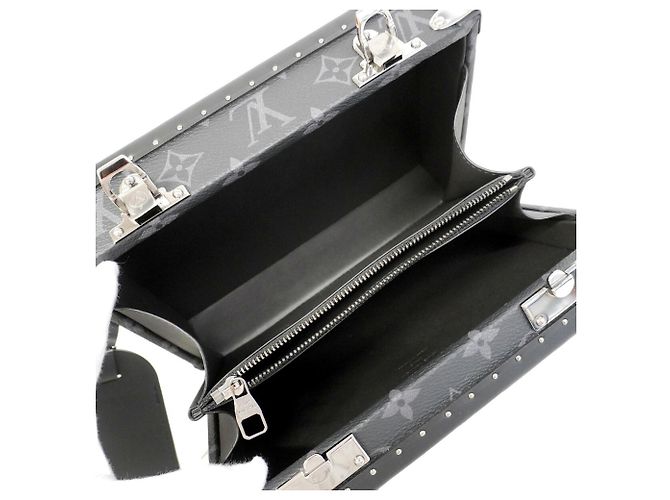 Borsa a tracolla Louis Vuitton Monogram Eclipse Nero - vista 4