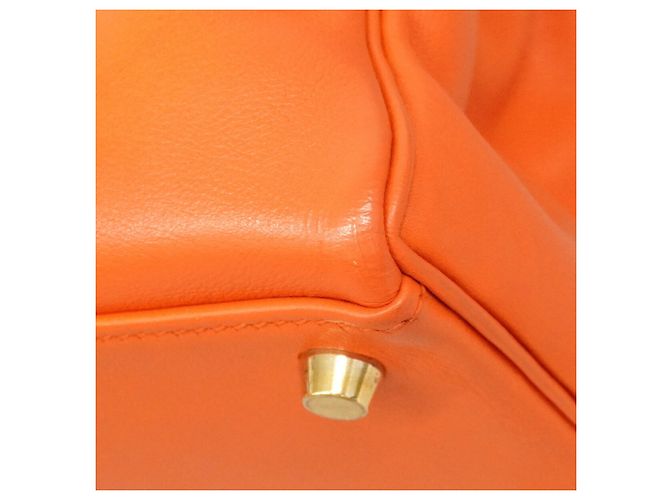 Hermès Borsa Hermes Kelly 32 Arancione - vista 12