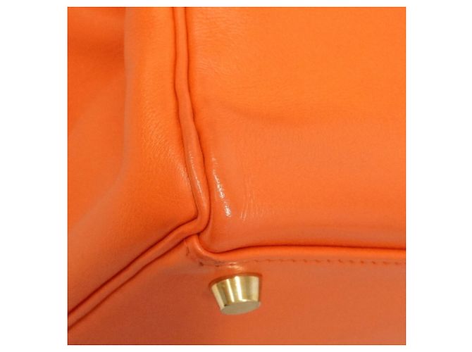 Hermès Borsa Hermes Kelly 32 Arancione - vista 13
