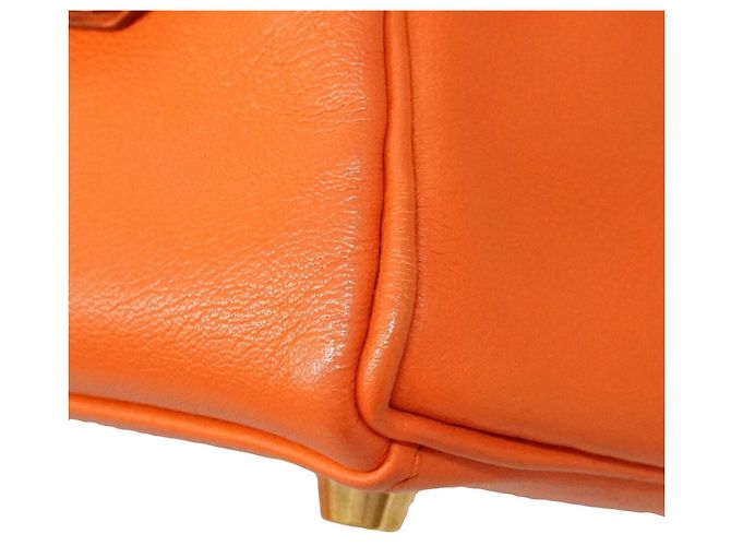 Hermès Borsa Hermes Kelly 32 Arancione - vista 6