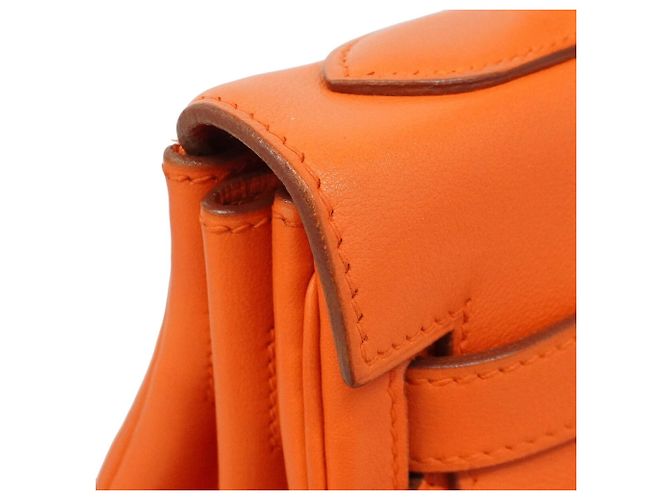 Hermès Borsa Hermes Kelly 32 Arancione - vista 8
