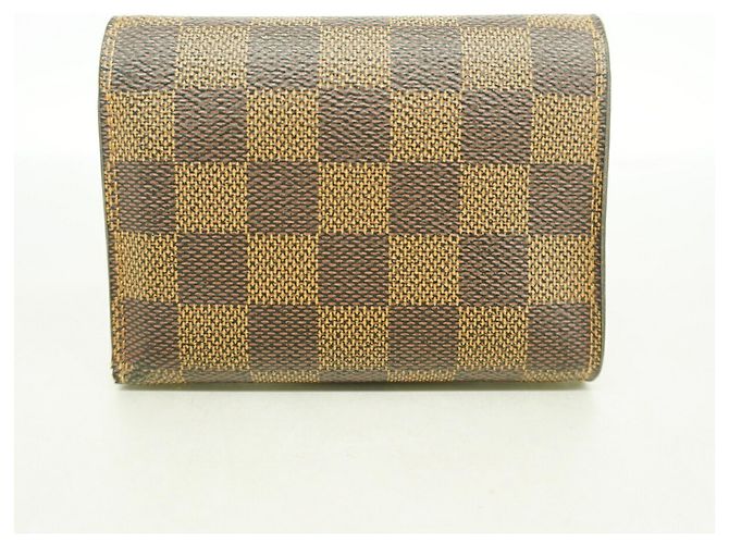Cartera Louis Vuitton Tri-fold Rosa Damier ebene - vista 9