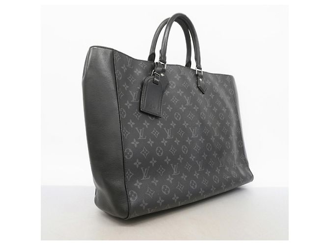 Louis Vuitton Monogram Eclipse Grand Sac Tote Bag Nero - vista 2