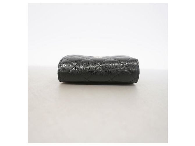 Cartera Chanel Matelassé Tri-fold Negro - vista 2