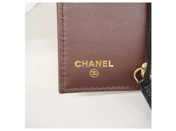 Cartera Chanel Matelassé Tri-fold Negro - vista 4