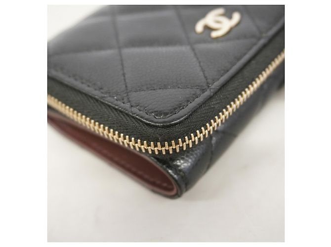 Cartera Chanel Matelassé Tri-fold Negro - vista 5