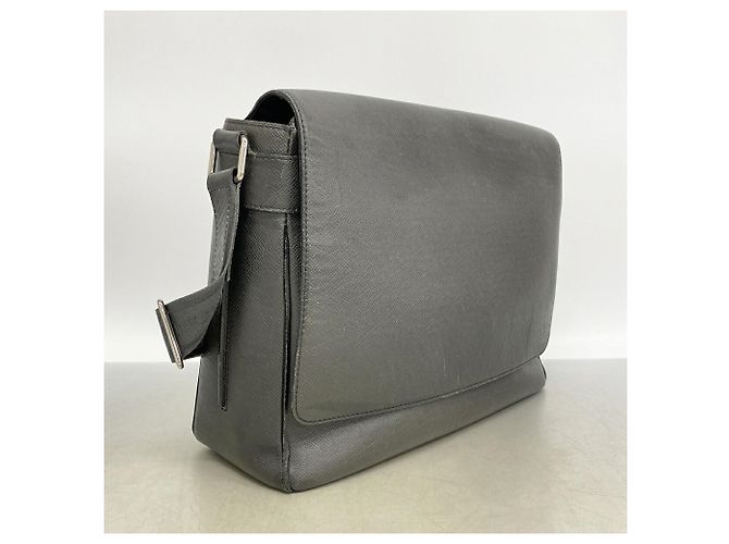 Louis Vuitton Taiga Roman GM Schultertasche Grau - Ansicht 2