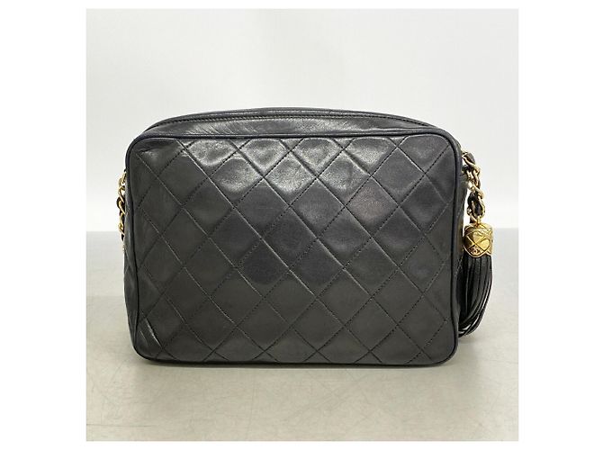 Borsa a tracolla Chanel Matelassé Nero - vista 10