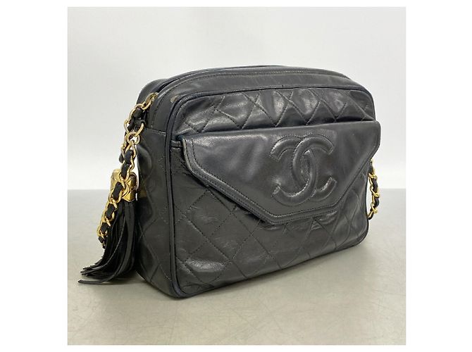 Borsa a tracolla Chanel Matelassé Nero - vista 2