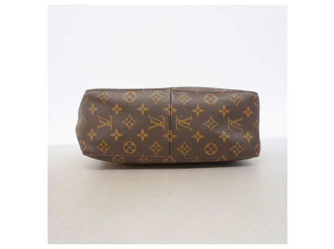 Borsa a tracolla Louis Vuitton Monogram Looping GM Marrone - vista 3