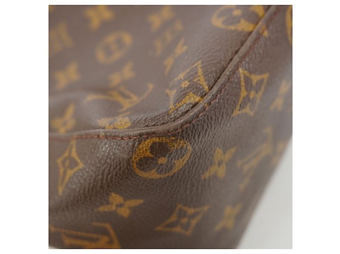 Borsa a tracolla Louis Vuitton Monogram Looping GM Marrone - vista 9