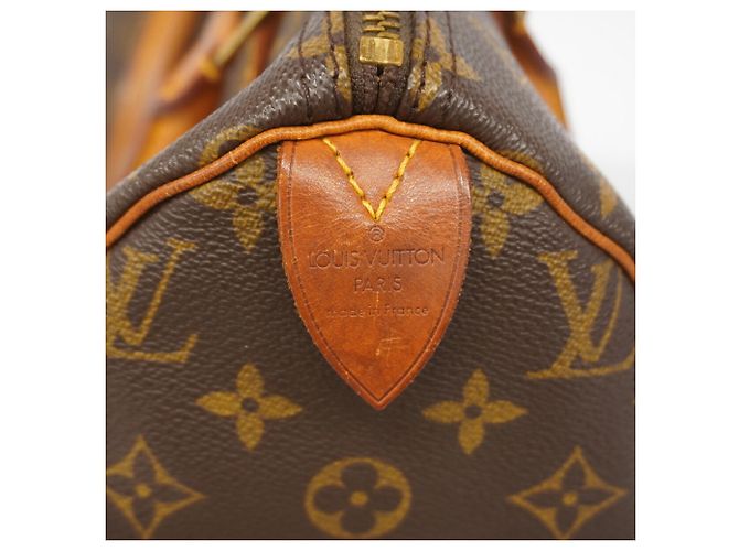 Borsa a mano Louis Vuitton Monogram Speedy 30 Marrone - vista 5