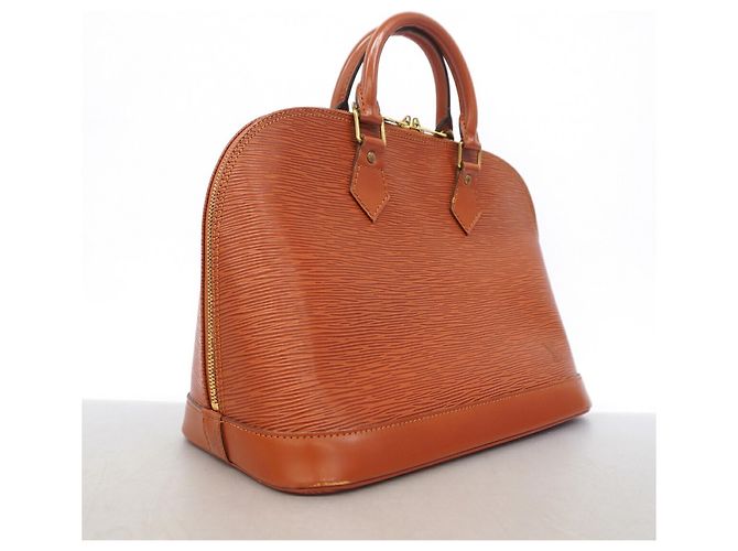 Borsa Louis Vuitton Alma Epi in Kenyan Brown Marrone - vista 2