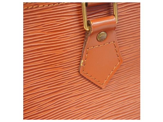 Borsa Louis Vuitton Alma Epi in Kenyan Brown Marrone - vista 7