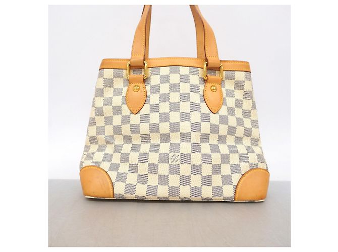 Borsa Tote Louis Vuitton Damier Azur Hampstead PM Bianco - vista 12
