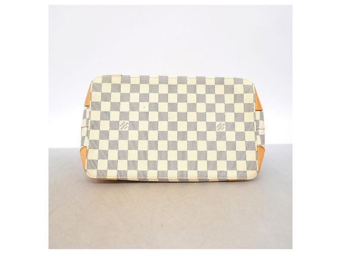 Borsa Tote Louis Vuitton Damier Azur Hampstead PM Bianco - vista 3