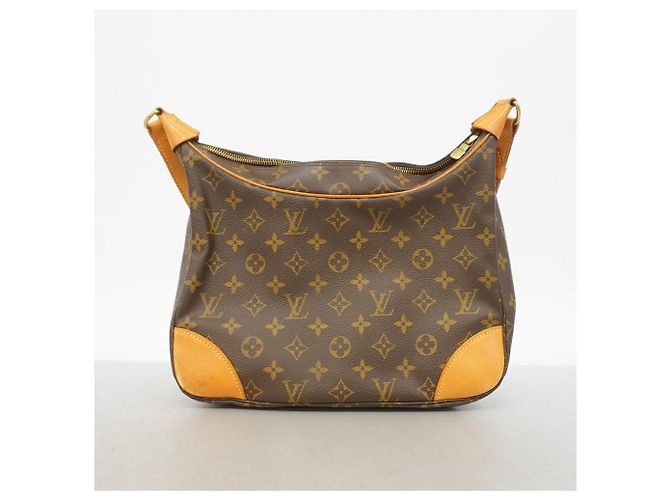 Borsa a tracolla Louis Vuitton Monogram Boulogne 30 Marrone - vista 10