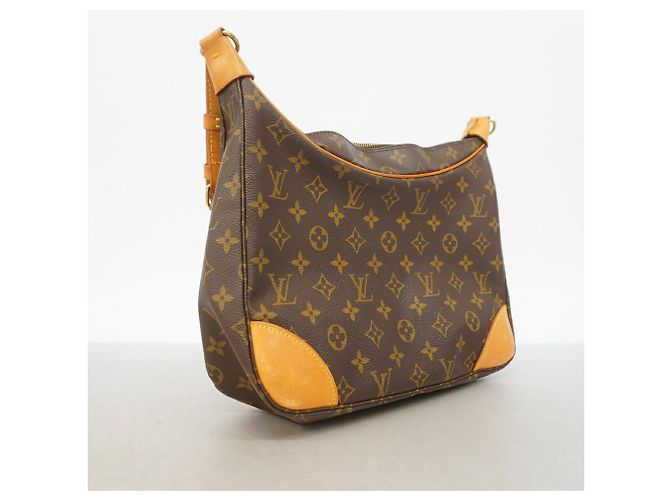 Borsa a tracolla Louis Vuitton Monogram Boulogne 30 Marrone - vista 2