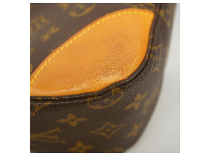 Borsa a tracolla Louis Vuitton Monogram Boulogne 30 Marrone - vista 7