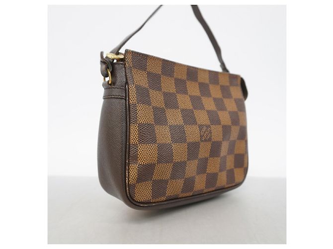 Louis Vuitton Damier Trousse Makeup Bag/Pouch N51982 Ebene Damier ebene - vista 2