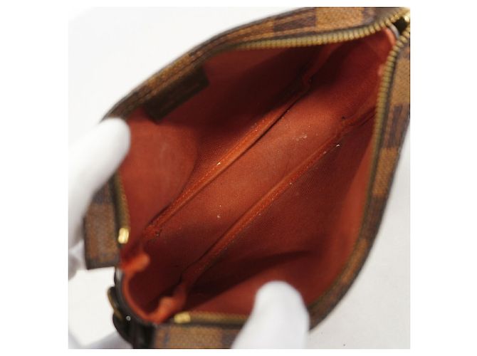 Louis Vuitton Damier Trousse Makeup Bag/Pouch N51982 Ebene Damier ebene - vista 4