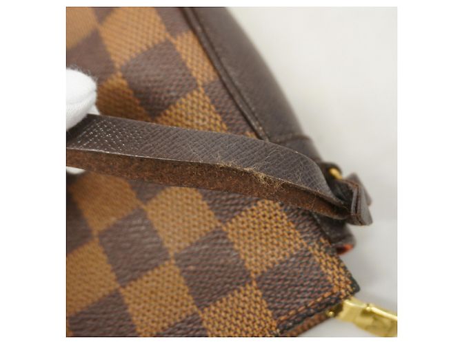 Louis Vuitton Damier Trousse Makeup Bag/Pouch N51982 Ebene Damier ebene - vista 8