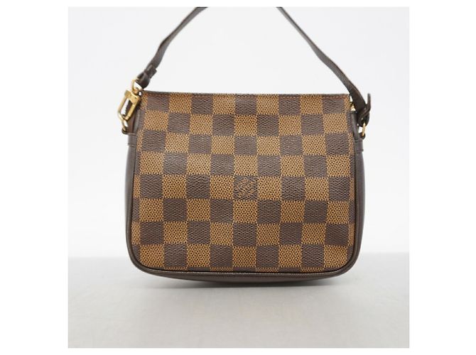 Louis Vuitton Damier Trousse Makeup Bag/Pouch N51982 Ebene Damier ebene - vista 9