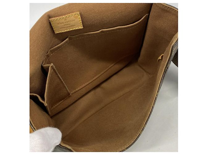 Borsa a tracolla Louis Vuitton Monogram Bosphore PM Marrone - vista 4