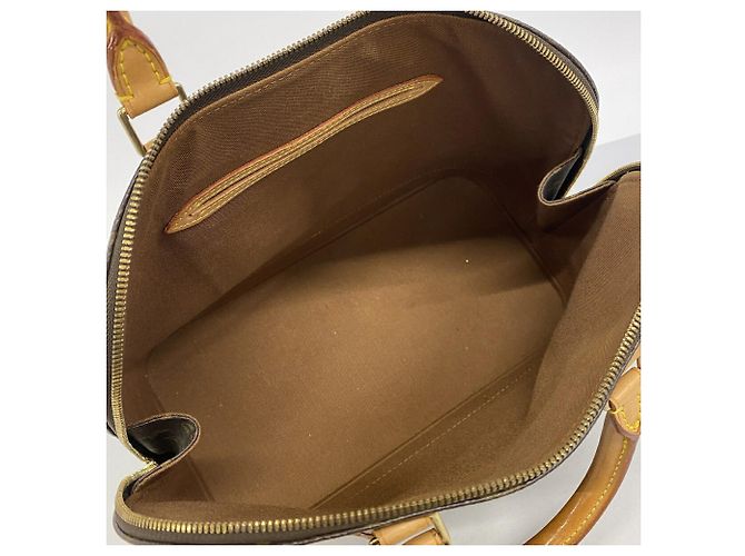 Borsa a mano Louis Vuitton Alma Monogram Marrone - vista 4